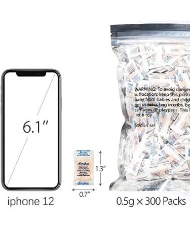 LotFancy Desiccant Silica Gel - 155g Moisture Absorber Safe & Odorless for International Shipping - Buy Online on GoSupps.com