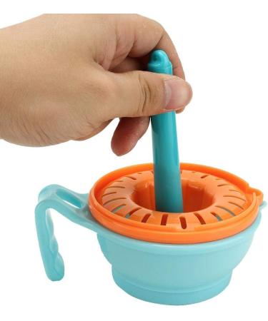 9Pcs Baby Food Masher - Multifunctional Manual Grinder & Feeder (Blue) - Buy Online on GoSupps.com