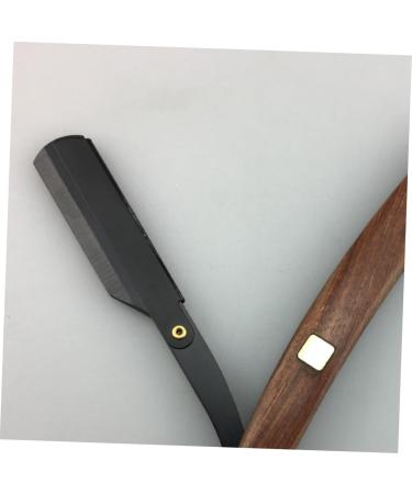 Angoily Straight Razor for Men | Safety Razor with Wooden Handle & Cutlery Holder - Premium Bamboo Shaving Experience - Buy Online on GoSupps.com