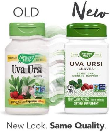 Nature's Way Uva Ursi 1 110 mg Herbal Dietary Supplement for Urinary Support Non-GMO Gluten Free Vegan 100 Capsules (2 Pack - Buy Online on GoSupps.com