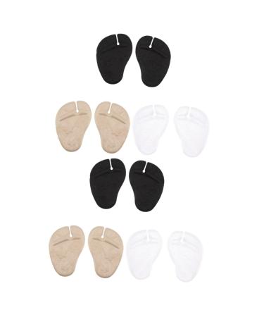 Mobestech 6 Pairs Forefoot Pad Pinch Stickers Sandals for Girls Mealworm Dish Foot Care Heated Hair Rollers for Women Wide Socks Foot Protection Insoles Non-Slip Gel