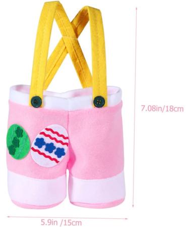 Alipis Trousers for Age Themed Kids Party Lovely Portable Style Candy Bag Suspender on Cartoon Storage 18X15X7CM Pink - Buy Online on GoSupps.com