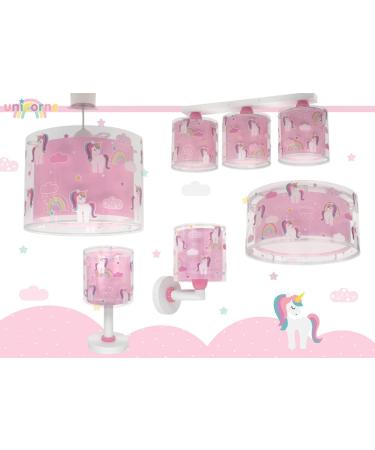 Dalber Unicorn Ceiling Light for Kids | Pink Animal Lamp for Children's Room - Perfect Nursery Decor - Buy Online on GoSupps.com