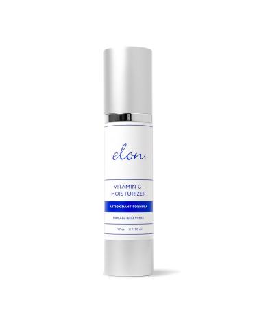 Elon Antioxidant C Moisturizer - Revitalizing Vitamin Lotion w/Vitamin E Oil & Jojoba Oil Vitamin Face Moisturizer For Dark Spots Fine Lines & Wrinkles - Suitable For All Skin Types