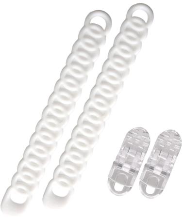 Anti-Slip Silicone Glasses Holder & Earphone Holder | Glagly Ringz White - Perfect for Glasses Sunglasses Ear Hooks & Masks - Buy Online on GoSupps.com