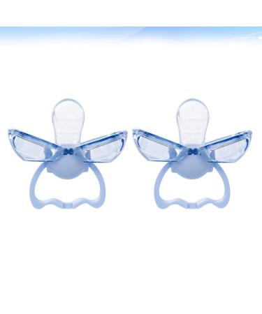 Nuobesty 2-Pack Silicone Baby Pacifier Accessories | Baby Schnuller Soothing Toy | Size 1 Blue | International Shipping Available - Buy Online on GoSupps.com