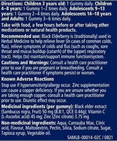 Sambucol Black Elderberry Immunity Gummies | Immune Support & Antioxidant | Quickly Relieves Cold & Flu Symptoms | Ideal for Families | Gluten Free | 90 Gummies Black Elderberry 90 count (Pack of 1) - Buy Online on GoSupps.com