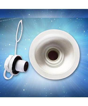 4Pcs Kayak Raft & Air Mattress Plug Replacement Set - White Spiral Air Valves for Inflatable Boats, Kayaks, and Airbeds - Buy Online on GoSupps.com