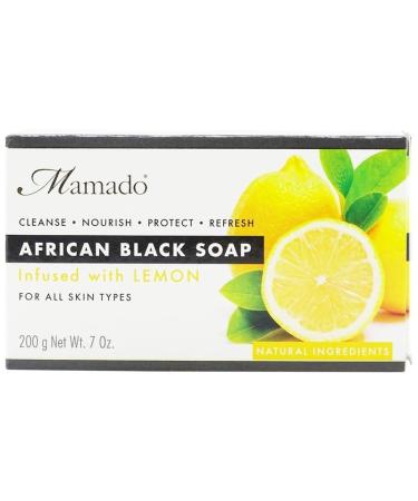 Mamado African Black Soap 200gm - Lemon