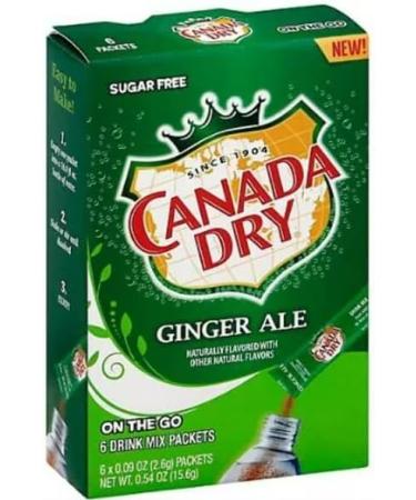 Ginger Ale Singles To Go Powdered Drink Mix 2 Boxes with 6 Packets Each - 12 Total Servings Sugar-Free Drink Powder Just Add Water 6 count (Pack of 2) Keto Burst with Flavor Zero Guilt! Low Carb Zero Sugar Drink Mix - 1 Box of Canada Dry Ginger Ale and 1  - Buy Online on GoSupps.com