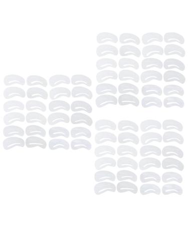 Beavorty 72 Pcs 6 Sets Tool Eyebrow Shape Stencil Eyebrow Template Stencils Eyebrow Card Card Unibrow