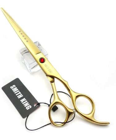 7.0 Inch Gold Hair Scissors Set - Hair Cutting & Thinning Scissors with Razor Combs | International Shipping - Buy Online on GoSupps.com