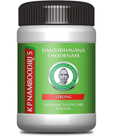 CROW K.P. NAMBOODIRI S Tooth Powder-Strong - 80 Gram (Ayurvedic Oral Care Toothpowder 4 Pack)