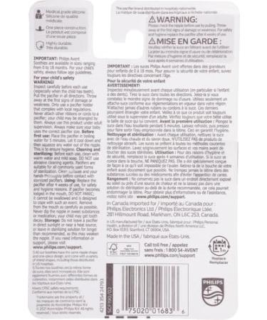 Avent Soothie Baby Pacifiers 0-3 Months - 2 Pack Pink/Purple | Fast International Shipping from the USA - Buy Online on GoSupps.com