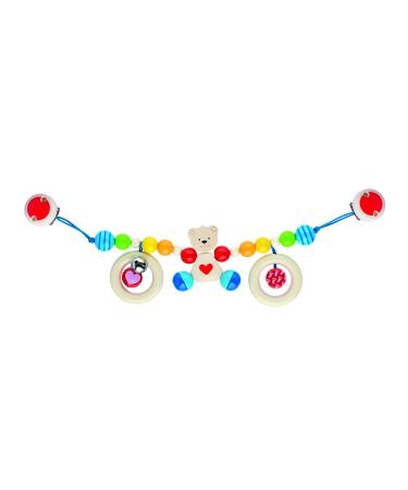 Heimess 763850 Stroller chain heart bear with clips
