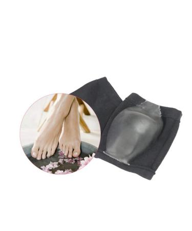 Exceart Silicone Heel Socks for Cracked Skin - Moisturizing Dry Heel Cuff for Men & Women - Soft Comfortable Black Boot Socks - Buy Online on GoSupps.com