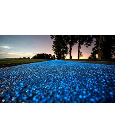 Glow Blue Fish Tank Rocks - 100pcs Glow in The Dark Pebbles for Aquarium, Garden, Plant Pots & Walkways - Buy Online on GoSupps.com