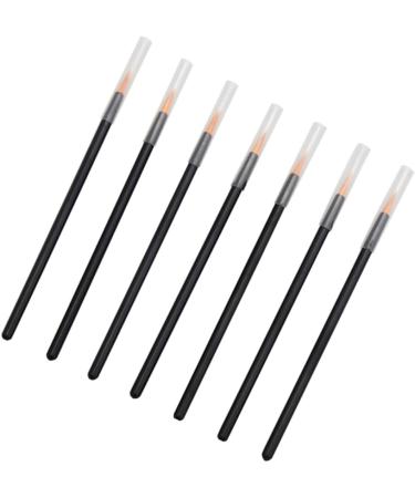 Baluue 50pcs Disposable Eyeliner Brush Liquid Eyeliner Fine Liner Brush Eye Liner Wands Black 10x0.3cm Black - Buy Online on GoSupps.com