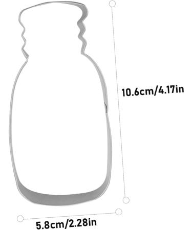 Alipis 10 Pcs Biscuit Mold Biscuits DIY Baking Mold Metal Dies Stainless Steel Cake Mold Honey Jar Fruit 202352I198SW30AL814WMVN6W 10.6X5.8X2.5CM Silver - Buy Online on GoSupps.com