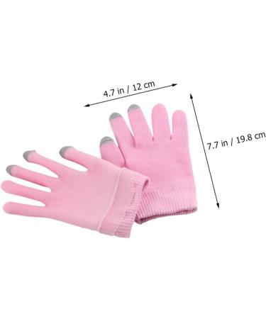 FOMIYES 4 Pairs Moisturizing Gloves Hand Spa Women Hand Care Gloves Lotion Dry Skin Womens Glove Gloves Night Gloves Women Gel Gloves Conductive Yarn Miss Pink Skin Care Cosmetic - Buy Online on GoSupps.com
