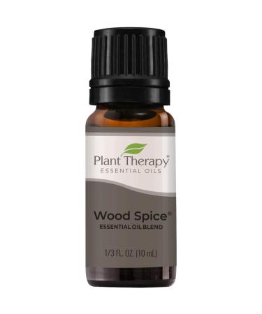 Plant Therapy Wood Spice Essential Oil Blend 10 mL (1/3 oz) 100% Pure Undiluted Therapeutic Grade