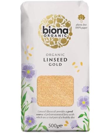 Biona Organic Linseed Gold 500g - Buy Online on GoSupps.com