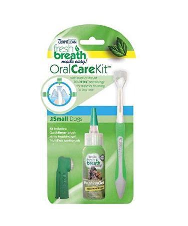 Tropiclean Fresh Breath Dog Oral Care Kits Fight Tartar Plaque Bulk Available!(Small 10 Kits) 10 Kits Small 10 Kits