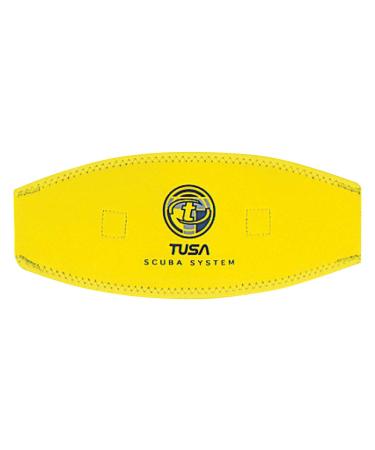 TUSA Neoprene Mask Strap Cover Yellow