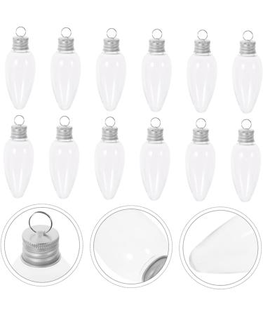 PRETYZOOM 24pcs Small Light Bulb Candy Bottle Ornament Plastic Containers Candy Packaging Bottle Party Bottle - Buy Online on GoSupps.com