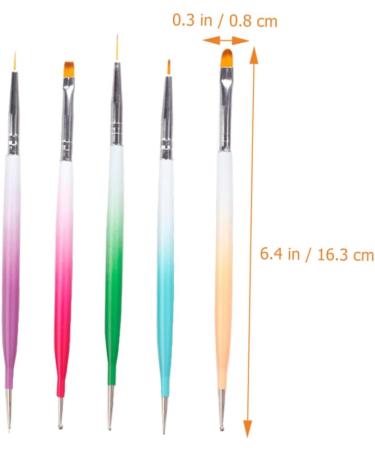 minkissy 4 Sets Nail Pen Carved Aluminum Painting Pen - Buy Online on GoSupps.com