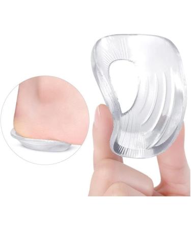 Buy Transparent GEL Heel Grips - Men s Foot Orthotic Inserts for Blister & Spurs Prevention - Breathable & Comfortable - Buy Online on GoSupps.com