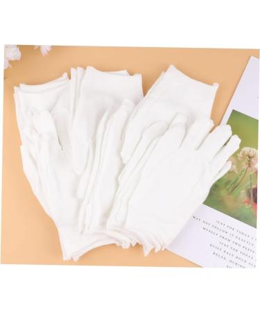 FRCOLOR Gardening Glove 12 Pairs White Cotton Gloves Medical Gloves Safety Gloves spa Gloves Gloves Moisturizing Hand Gloves Industrial Gloves Nylon Gloves Work Cosmetic Clean - Buy Online on GoSupps.com