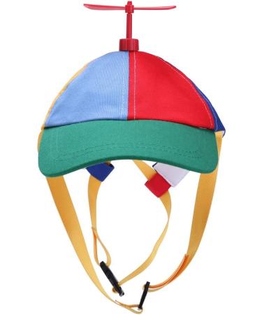 GEANBAYE Funny Propeller Dog Hat with Double Adjustment | Iridescent Pet Hat for Small, Medium, Large Dogs and Cats - Buy Online on GoSupps.com