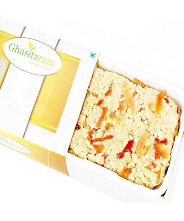 Ghasitaram Gifts Valentines Gift for Girlfriend/Boyfriend/Husband and Wife - Valentine Sweets - Sugarfree Cashew Papaya Cake