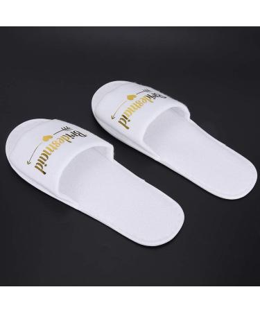 Sdfafrreg Print Slippers | Comfortable Lightweight Cotton Slippers (29 * 23 * 8cm) - Ideal for Bridesmaids and Hotels - Buy Online on GoSupps.com
