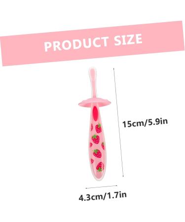 Tovinanna 3ST Children's Toothbrush Set - Portable Mouth Cleaner & Travel Accessory for Toddlers - Pink - Buy Online on GoSupps.com