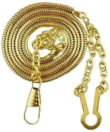 Professional 21-inch Gold Plated Whistle and Chain Bundle with Button Hook | Includes Black Velvet Pouch - Buy Online on GoSupps.com