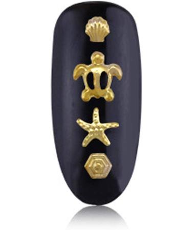 200 Pcs Mini Nail Art Bolt Stickers Glitter Metal Charm Nail Accessories Fashionable DIY Nail Beauty Decoration Sea Series Beauty Misc Useful Processed - Buy Online on GoSupps.com