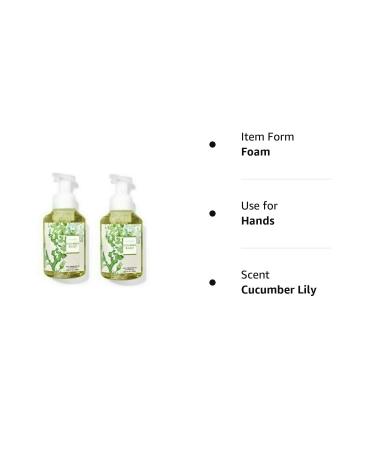 Bath & Body Works Cucumber Lily Gentle Foaming Hand Soap - 2 Pack, 8.75 Fl Oz - Buy Online on GoSupps.com