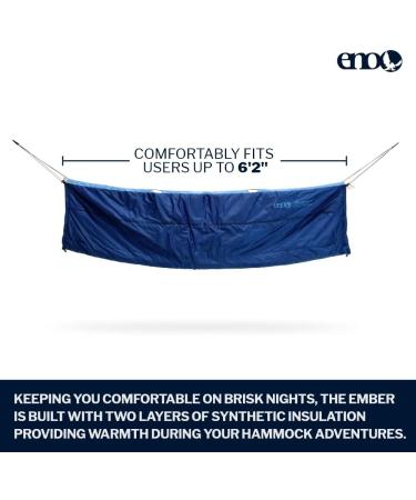 ENO Eagles Nest Outfitters Ember UnderQuilt Hammock Insulation - Ideal for Spring & Fall | Pacific - Buy Online on GoSupps.com