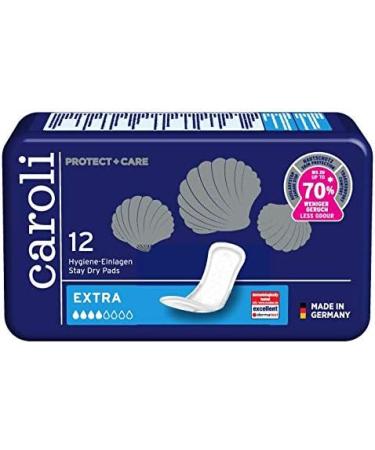Caroli Protect + Care Hygiene Pads - Value Pack (Extra 6 x 12 Pieces) | Made in Germany - Shop Internationally - Buy Online on GoSupps.com