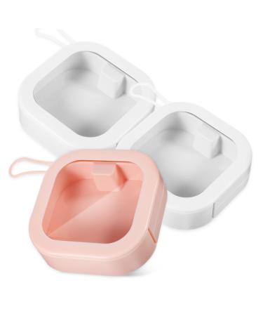 Zerodeko 3st storage box box hair ropes small case storage container Small storage container container for mouth protection wall hook flower shape donor travel ABS case