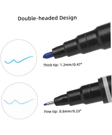 Beavorty 40 Pcs Eyebrow Marker Pen Marker Pens Beauty Marker Pen Grease Pen Portable Plastic - Buy Online on GoSupps.com