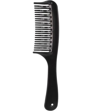 VENYAA 4X Black Double Row Tooth Detangler Hair Comb Shampoo Comb with Handle for Long Curly Wet Hair - Buy Online on GoSupps.com