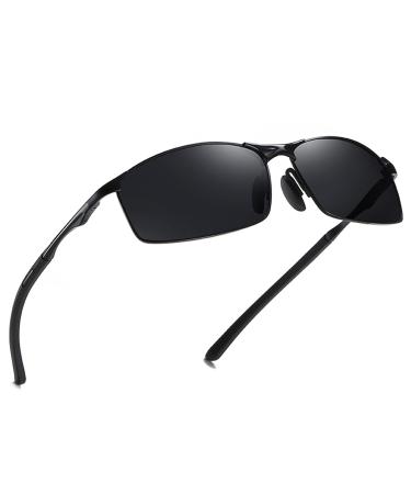 Sports Full Reading Sunglasses Men's Outdoor Driving Classic Reader Presbyopic Goggles Sun Glasses Black 2.5 x