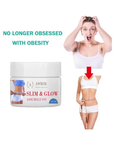 Slimming Hot Anti-Cellulite & Stomach Fat Burner Cream - 100g Tummy Abdomen & Waist Reduction - Buy Online on GoSupps.com