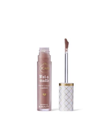 Joah Wat-a-matte Matte Liquid Lipstick - JMLS01 Peanut Butter | Long-lasting Smooth Finish | 0.15 fl oz | International Shipping Available - Buy Online on GoSupps.com