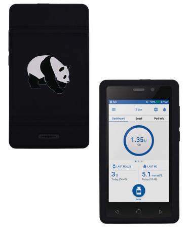 New Premium Design Silicone Soft Case for Omnipod Dash PDM (Personal Diabetes Manager) (PD/Black)