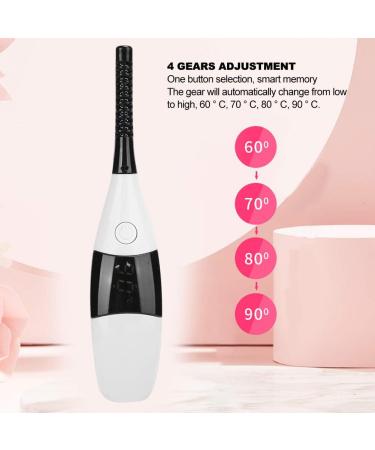 Professional Electric Eyelashes Curler 4 Gears USB Charging Digital Display Quick Heating Intelligent Temperature Control Lasting Shaping Protection for Eyelids - Buy Online on GoSupps.com