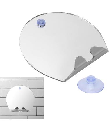 Fogless Shower Mirror with Suction Cup Holder - Ideal for Makeup and Shaving - Buy Online on GoSupps.com